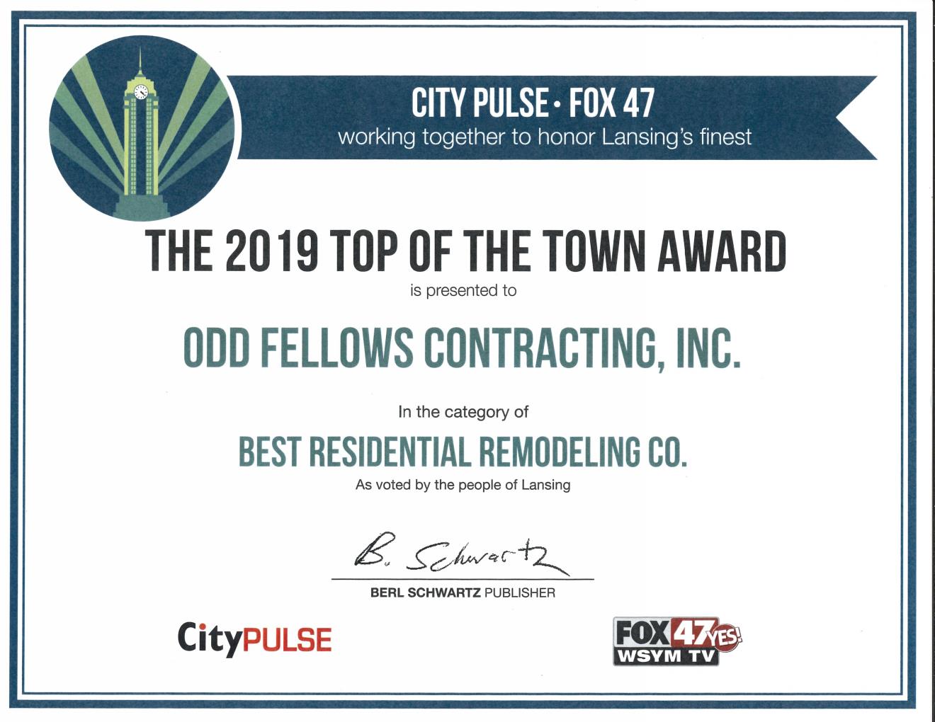 City-Pulse-Remodeling-Award